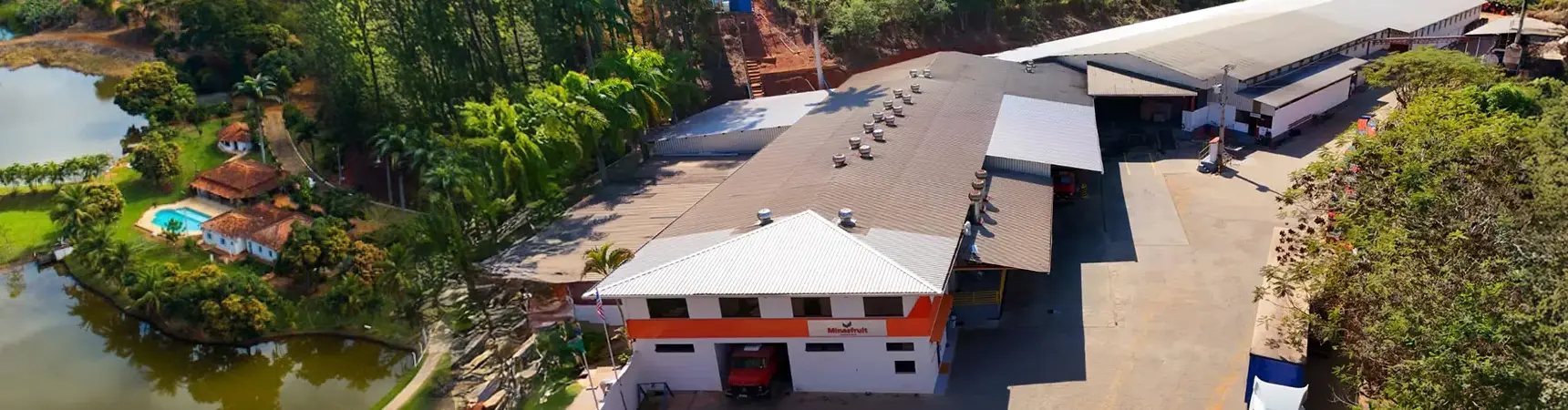 Minasfruit - Tech e Qualidade - Foto Aérea da Fábrica